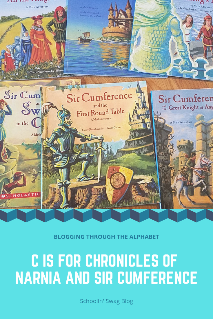 C is for Chronicles of Narnia and Sir Cumference pinterest