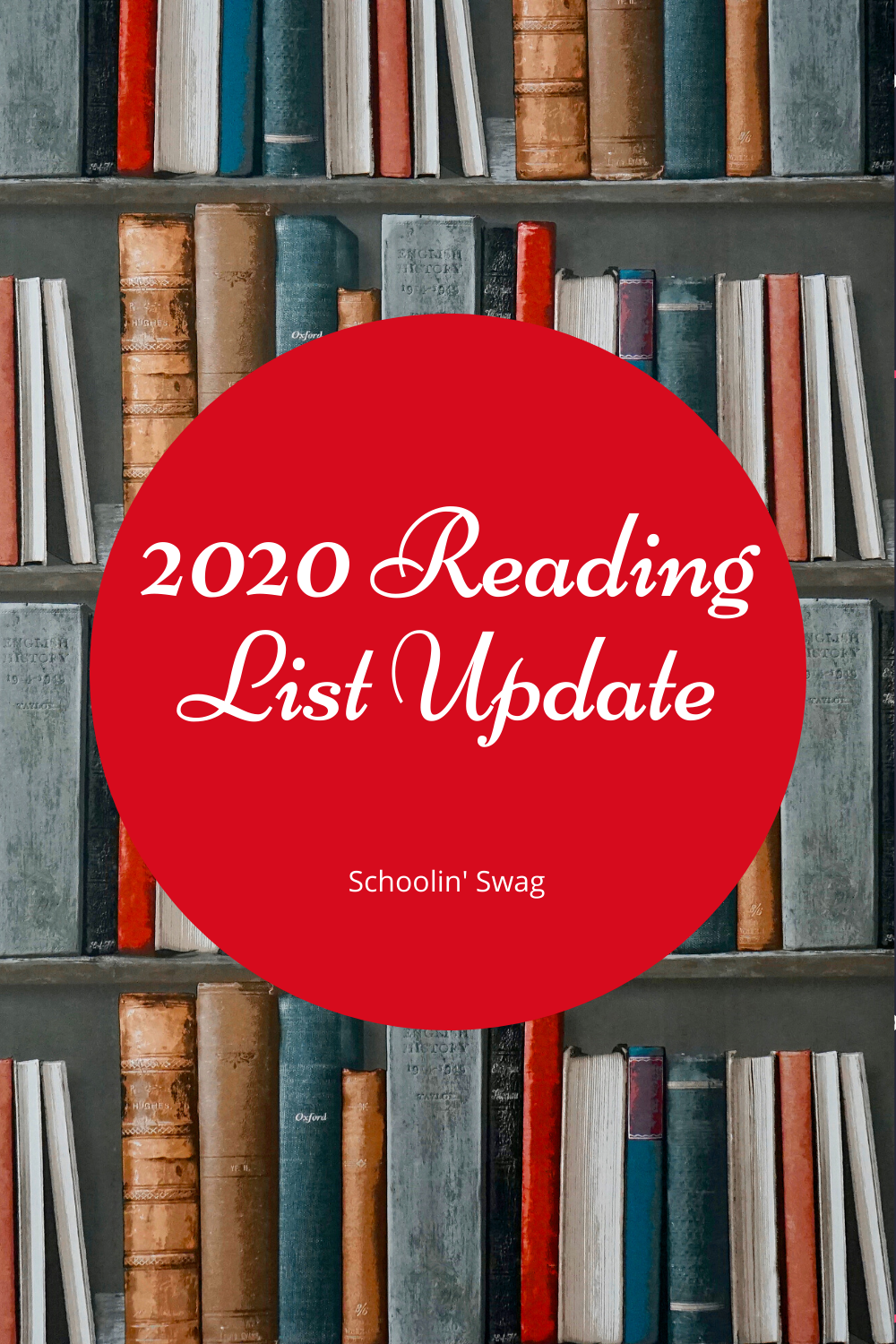 2020 Reading List Update