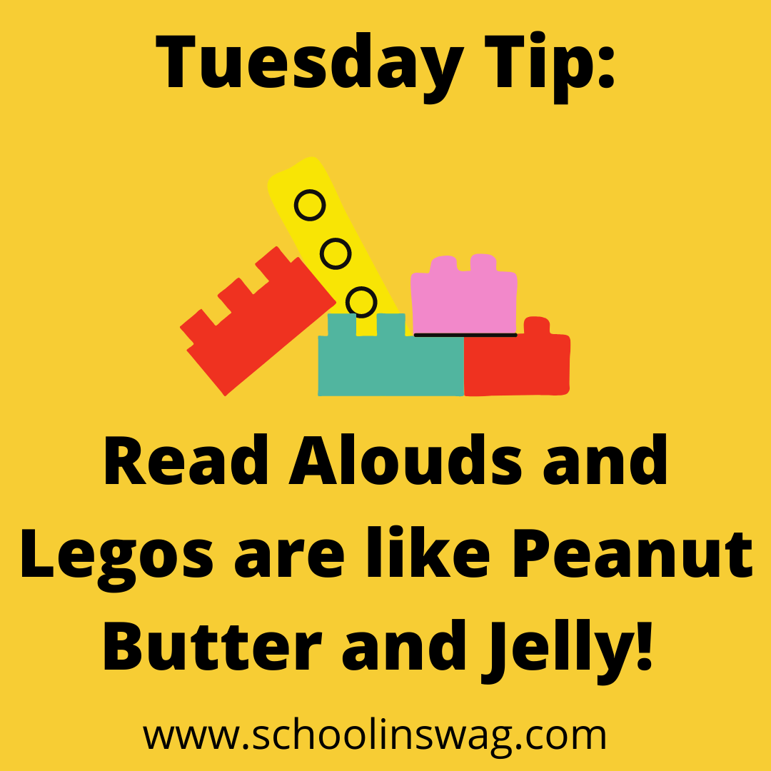 Tuesday Tip: Read Alouds and Legos are like Peanut Butter and&nbsp;Jelly