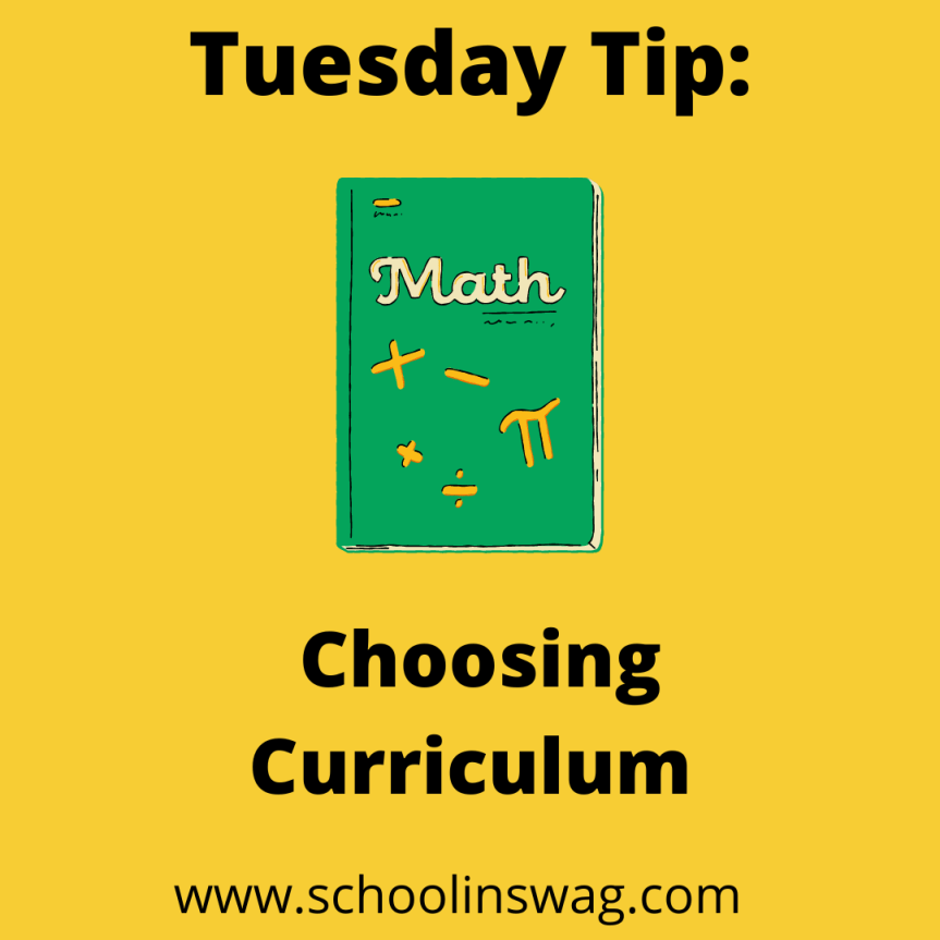 Tuesday Tips: Choosing Curriculum “What is Best For Me, Might Not Be Best For&nbsp;Thee”