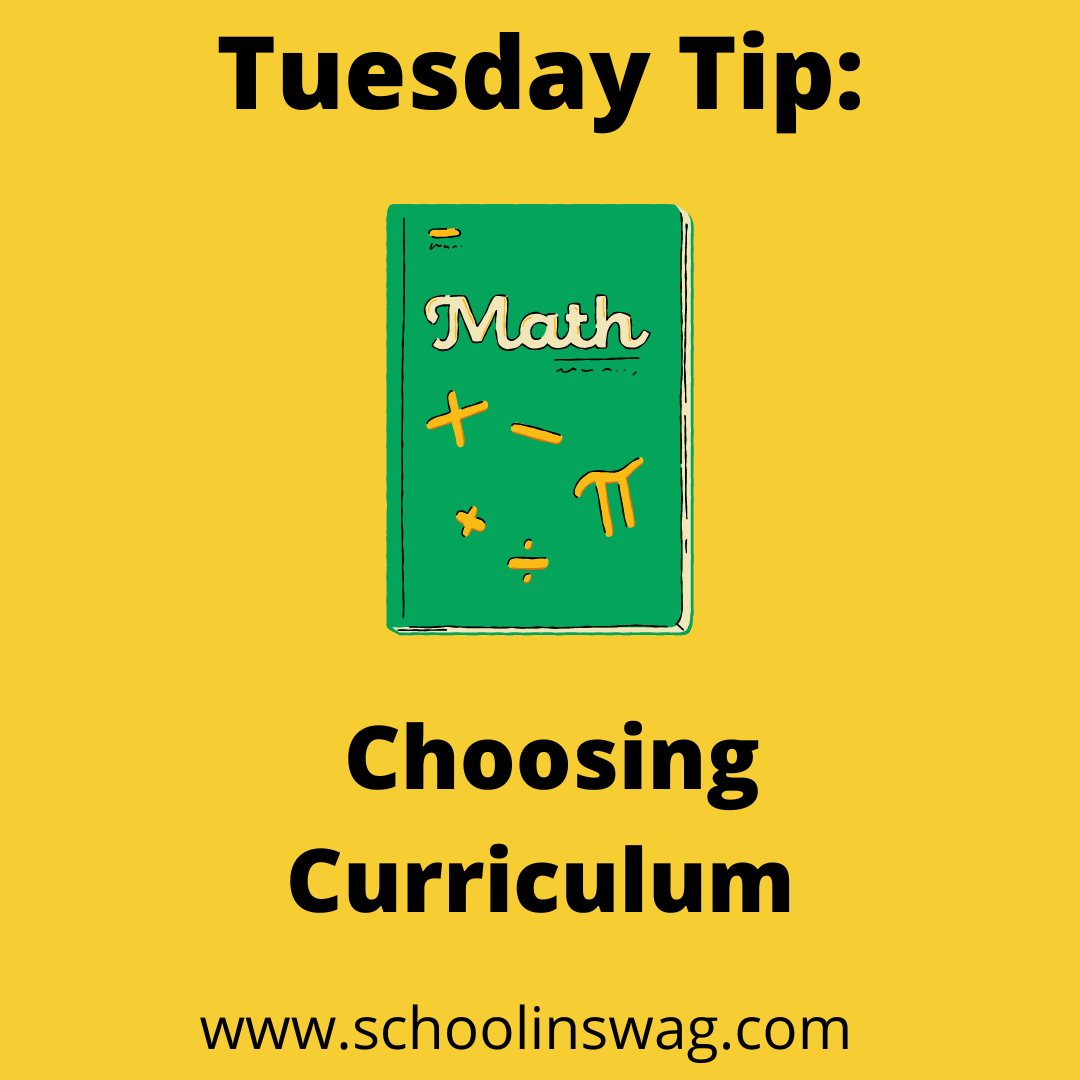 Tuesday Tips: Choosing Curriculum “What is Best For Me, Might Not Be Best For&nbsp;Thee”